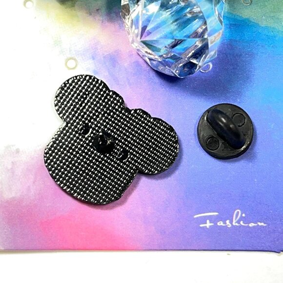 Minnie Mouse Lapel Pin Hair Bow Badge Brooch Accessories Jewelry Gift Enamel Pin - Picture 3 of 6